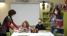 Poseta Biblioteci, neuobičajeno za njihovu svakodnevicu